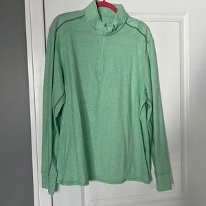 Tommy Bahama Island Zone quarter zip shirt.